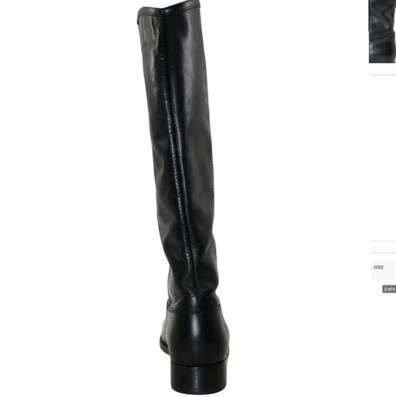 Frye Melissa Button Round Toe Leather Boots #126 - Picture 7 of 13